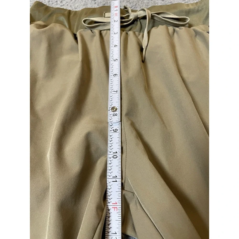 LJBJN Jogger Pants Women's M Taupe Beige Cargo Pockets Lightweight Athleisure - Picture 5 of 10